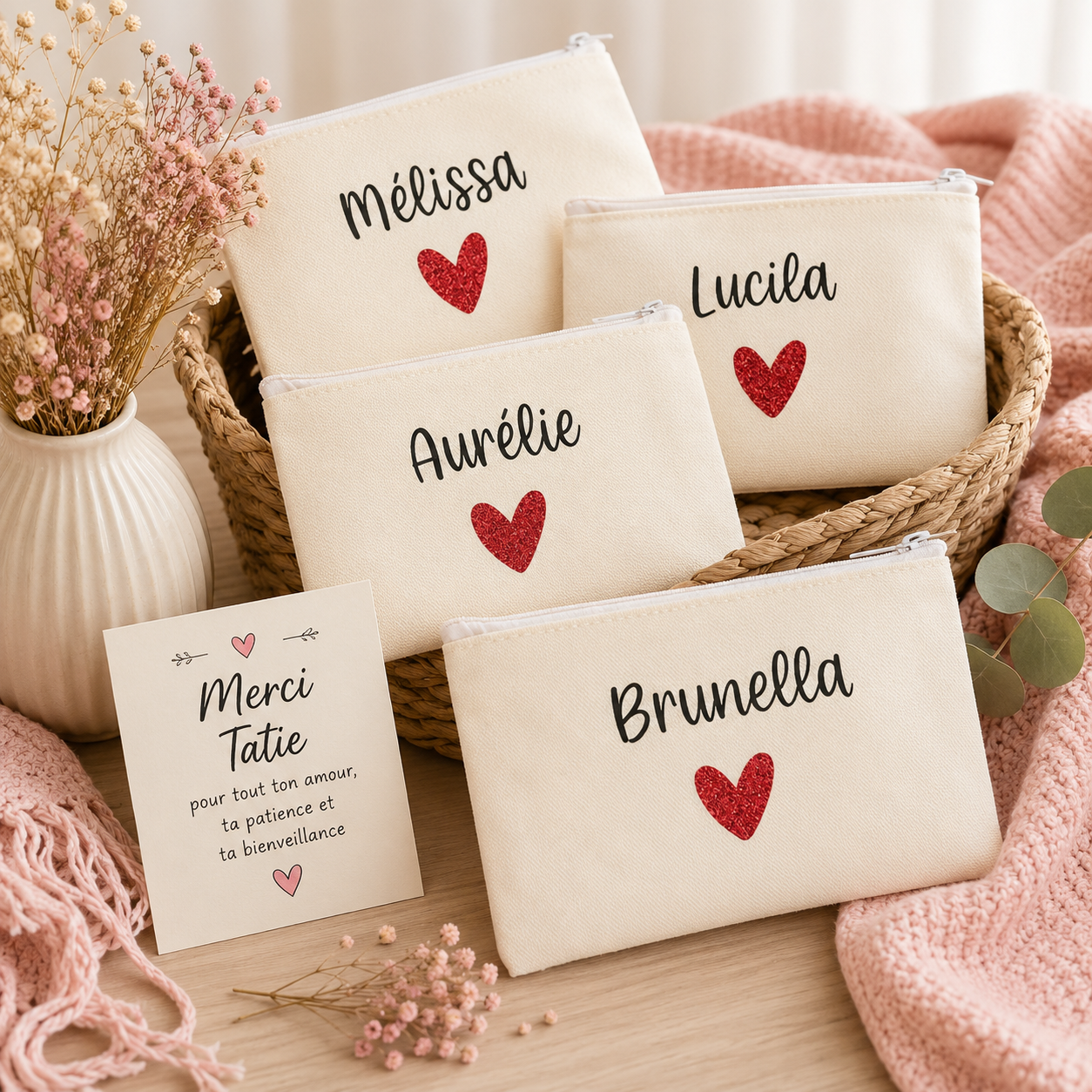 Pochette Tatie prénom